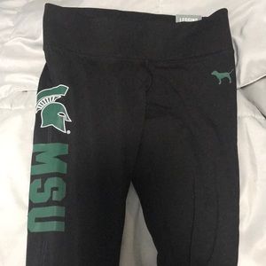 Michigan State Victoria’s Secret Leggings XS